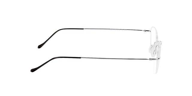 Bendigo Zilver MetaalEyeglass Frames van B24, Zijaanzicht