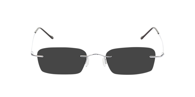 Bendigo Zilver MetaalEyeglass Frames van B24, met getinte lenzen