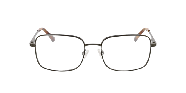 Harry Matt Khaki MetallEyeglass Frames von B24, Vorderansicht