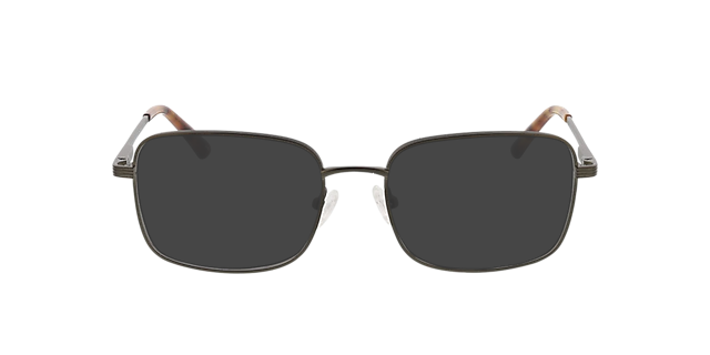 Harry Matt Khaki MetallEyeglass Frames von B24, mit getönten Gläsern