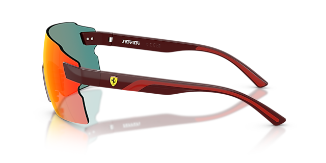 FZ6024U Red Bordeaux KunststoffSunglass Frames von B24, Seitenansicht