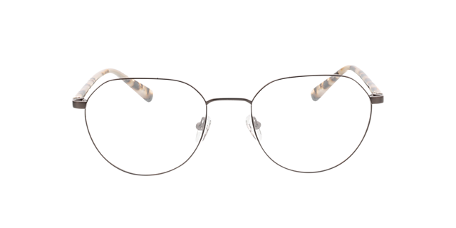 Eos Antraciet & wit Havana MetaalEyeglass Frames van B24, Vooraanzicht
