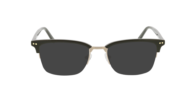 Newton Khaki MetallEyeglass Frames von B24, mit getönten Gläsern