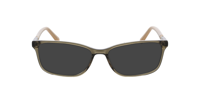 Zamora Kristal kaki & melkachtig beige AcetaatEyeglass Frames van B24, met getinte lenzen