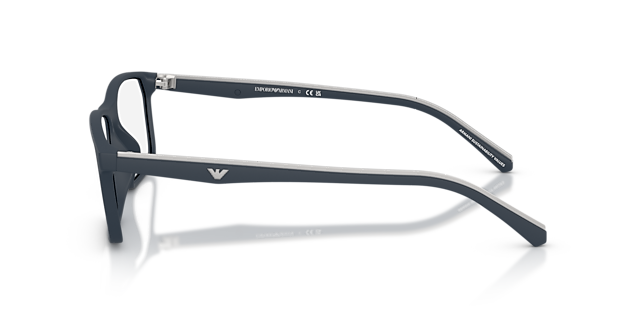 EA3266U Matblauw KunststofEyeglass Frames van B24, Zijaanzicht