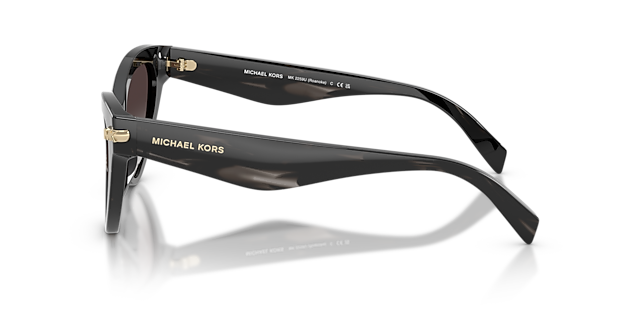 MK2259U Schwarzes Horn AcetatSunglass Frames von B24, Seitenansicht