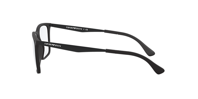 EA3169 Matt Schwarz KunststoffEyeglass Frames von B24, Seitenansicht