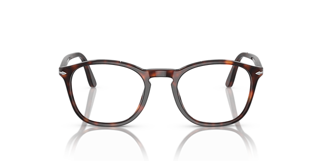 PO3007V Havana AcetaatEyeglass Frames van B24, Vooraanzicht
