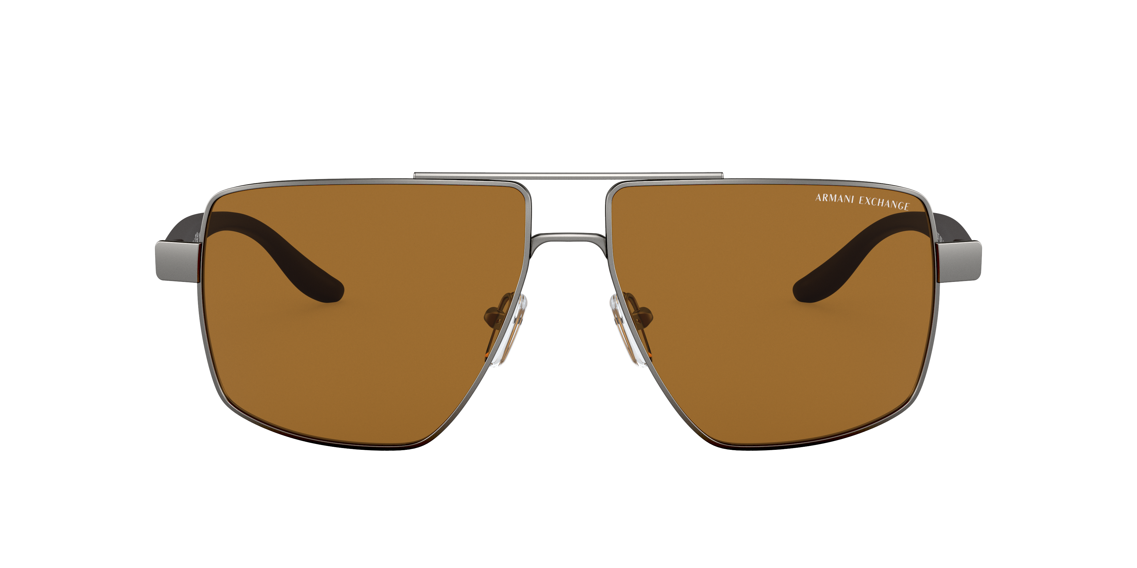 AX2037S Mat Staalgrijs MetaalSunglass Frames van B24, met getinte lenzen