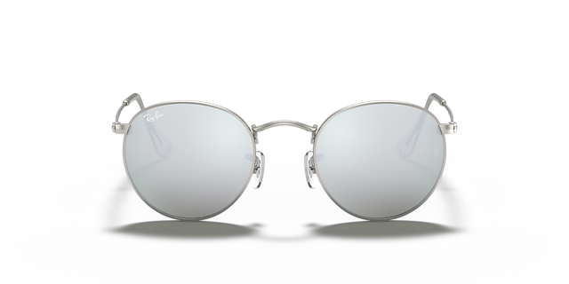 RB3447 Zilver MetaalSunglass Frames van B24, Vooraanzicht