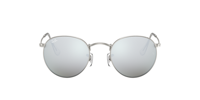 RB3447 Zilver MetaalSunglass Frames van B24, met getinte lenzen