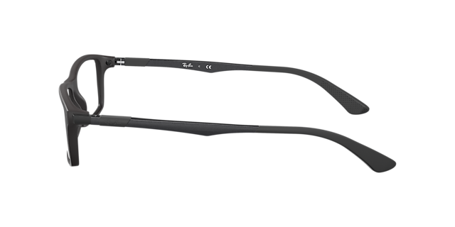 RB7017 Zwart KunststofEyeglass Frames van B24, Zijaanzicht