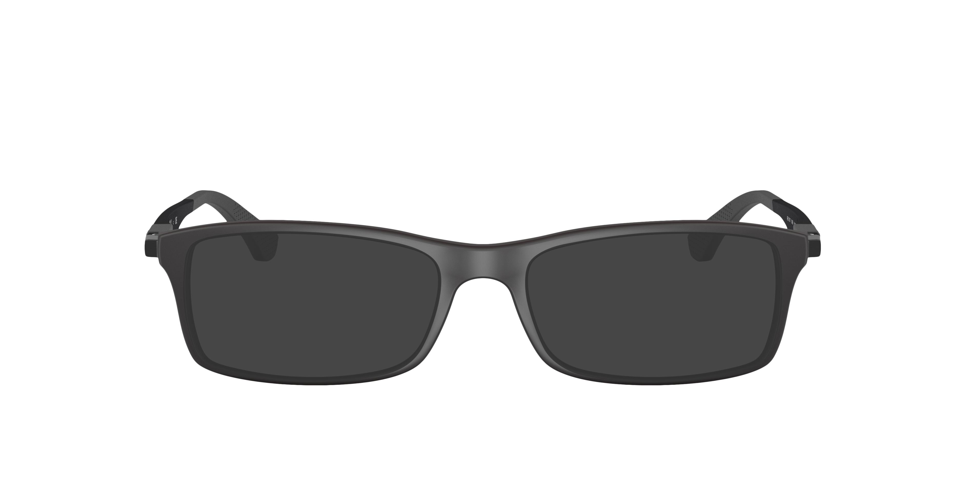 RB7017 Schwarz KunststoffEyeglass Frames von B24, mit getönten Gläsern