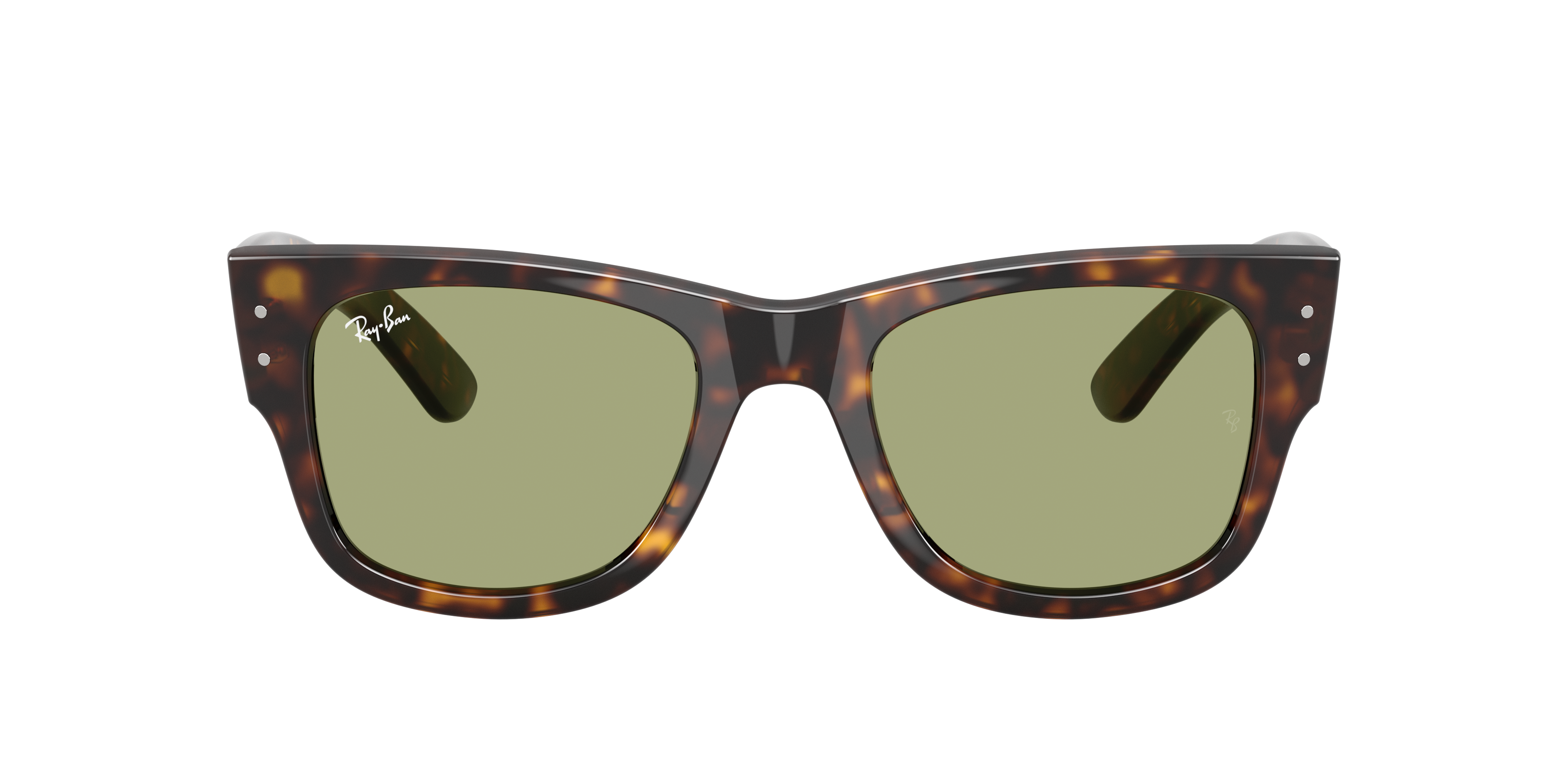 RB0840S Havana KunststofSunglass Frames van B24, met getinte lenzen