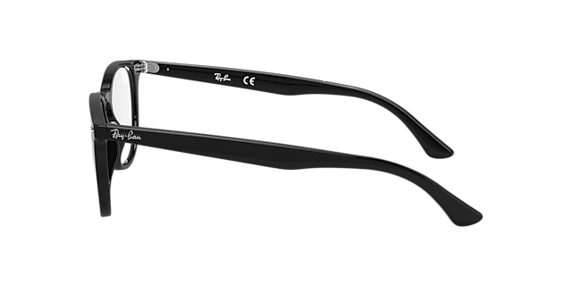 RB7159 Zwart KunststofEyeglass Frames van B24, Zijaanzicht