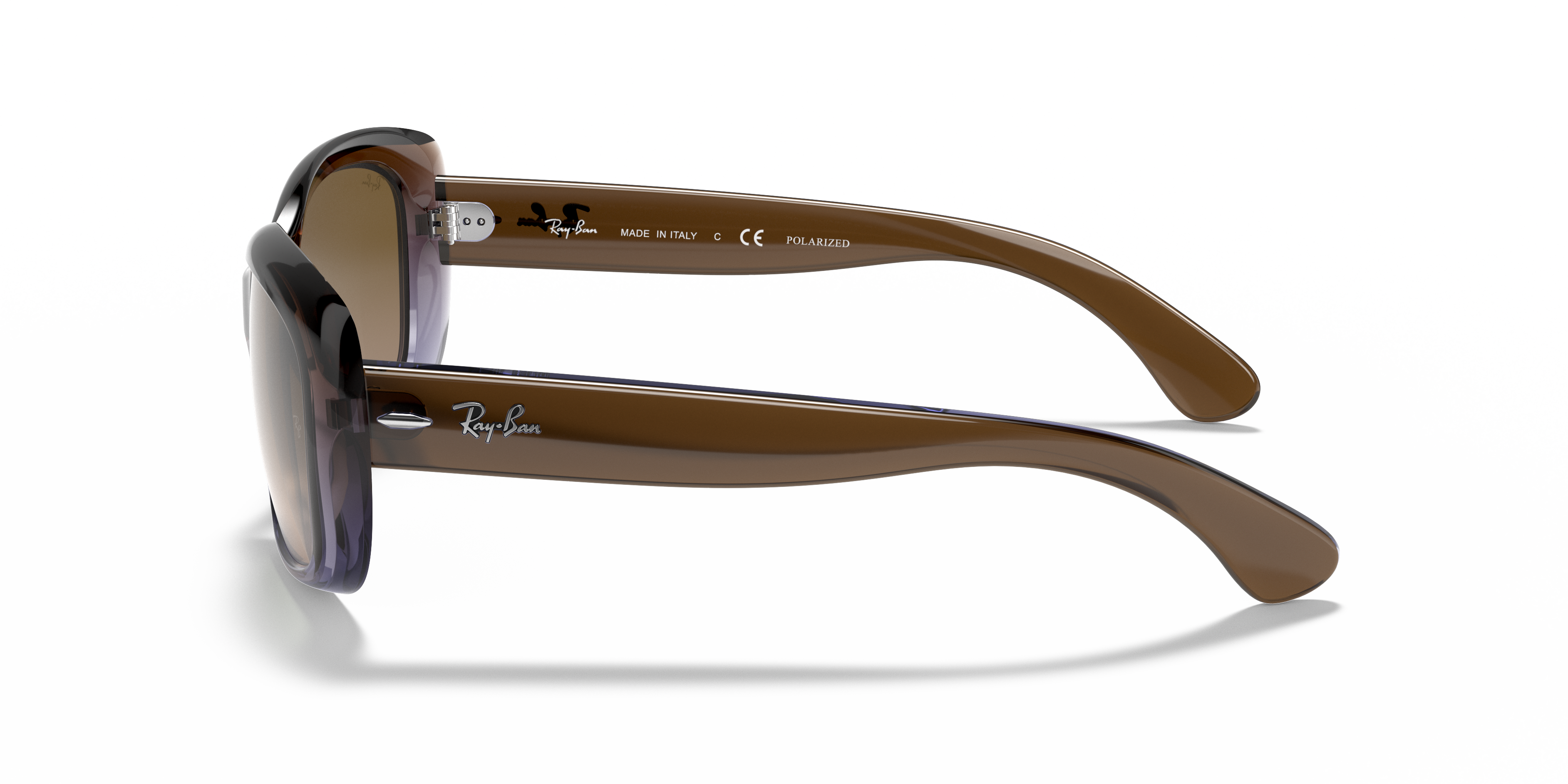 RB4101 Braun KunststoffSunglass Frames von B24, Seitenansicht