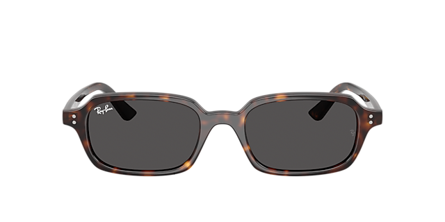RB4455 Havana KunststofSunglass Frames van B24, met getinte lenzen