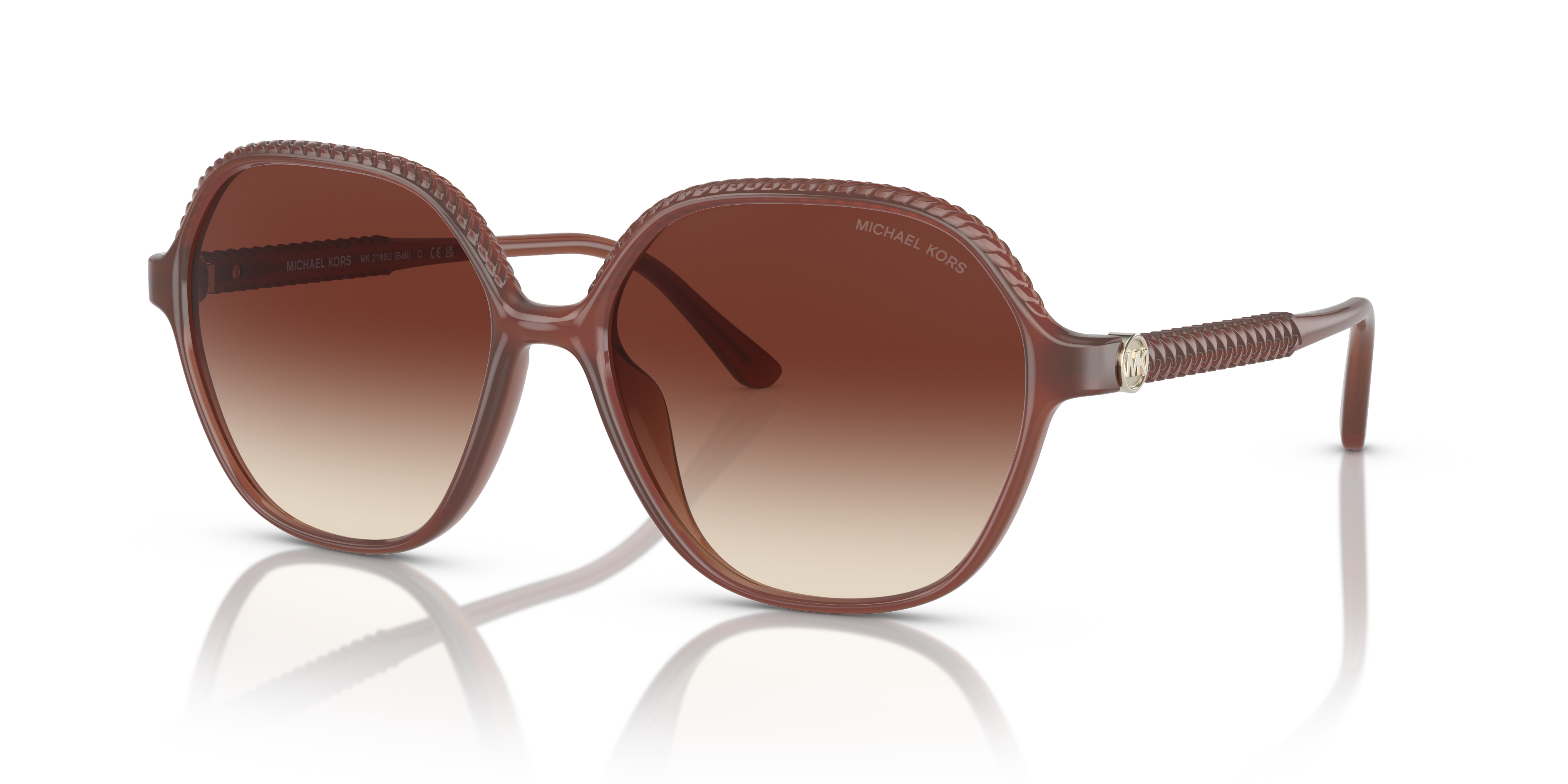 MK2186U Milky Primrose KunststofSunglass Frames van B24, Hoekweergave