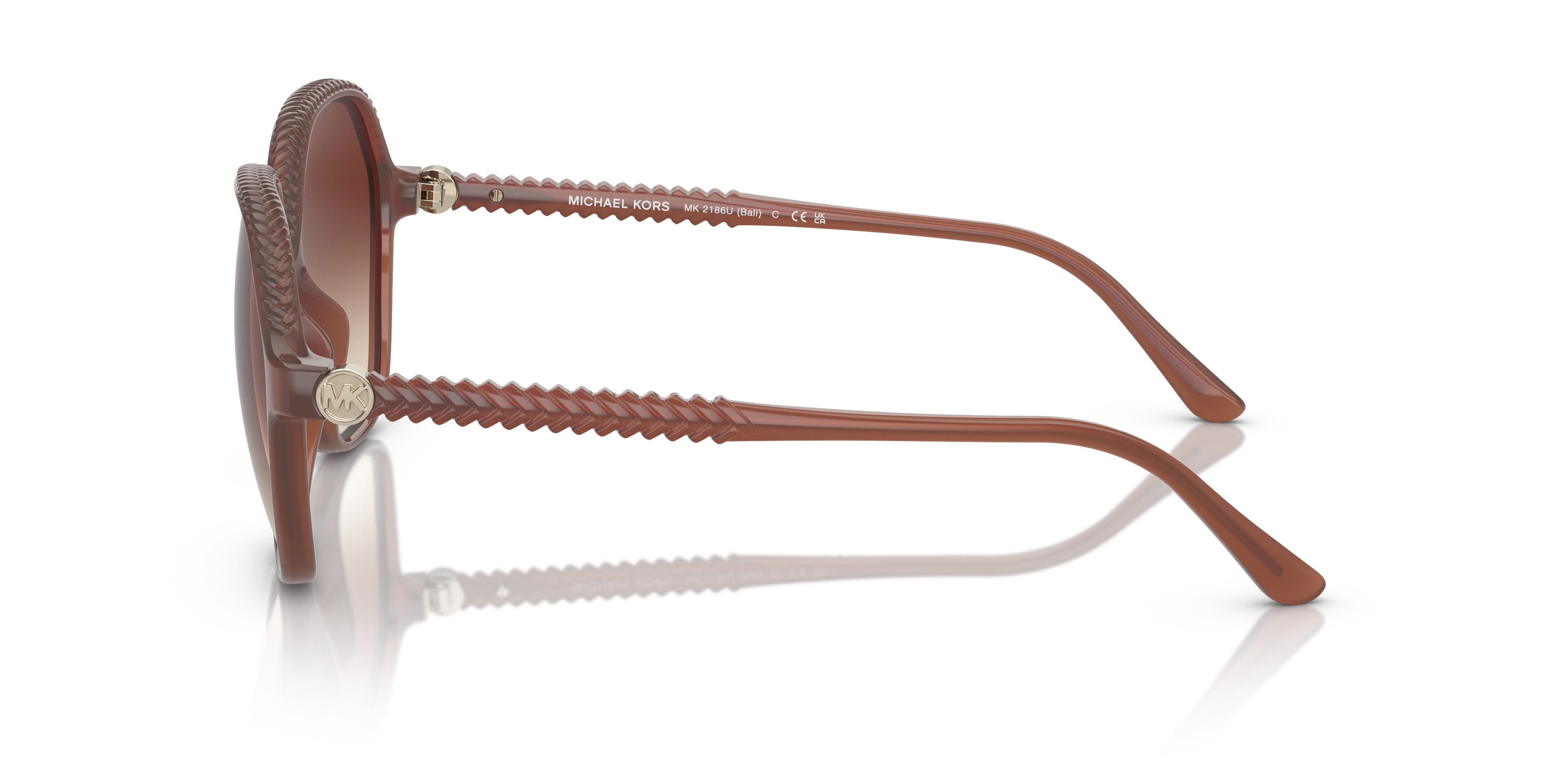 MK2186U Milky Primrose KunststofSunglass Frames van B24, Zijaanzicht