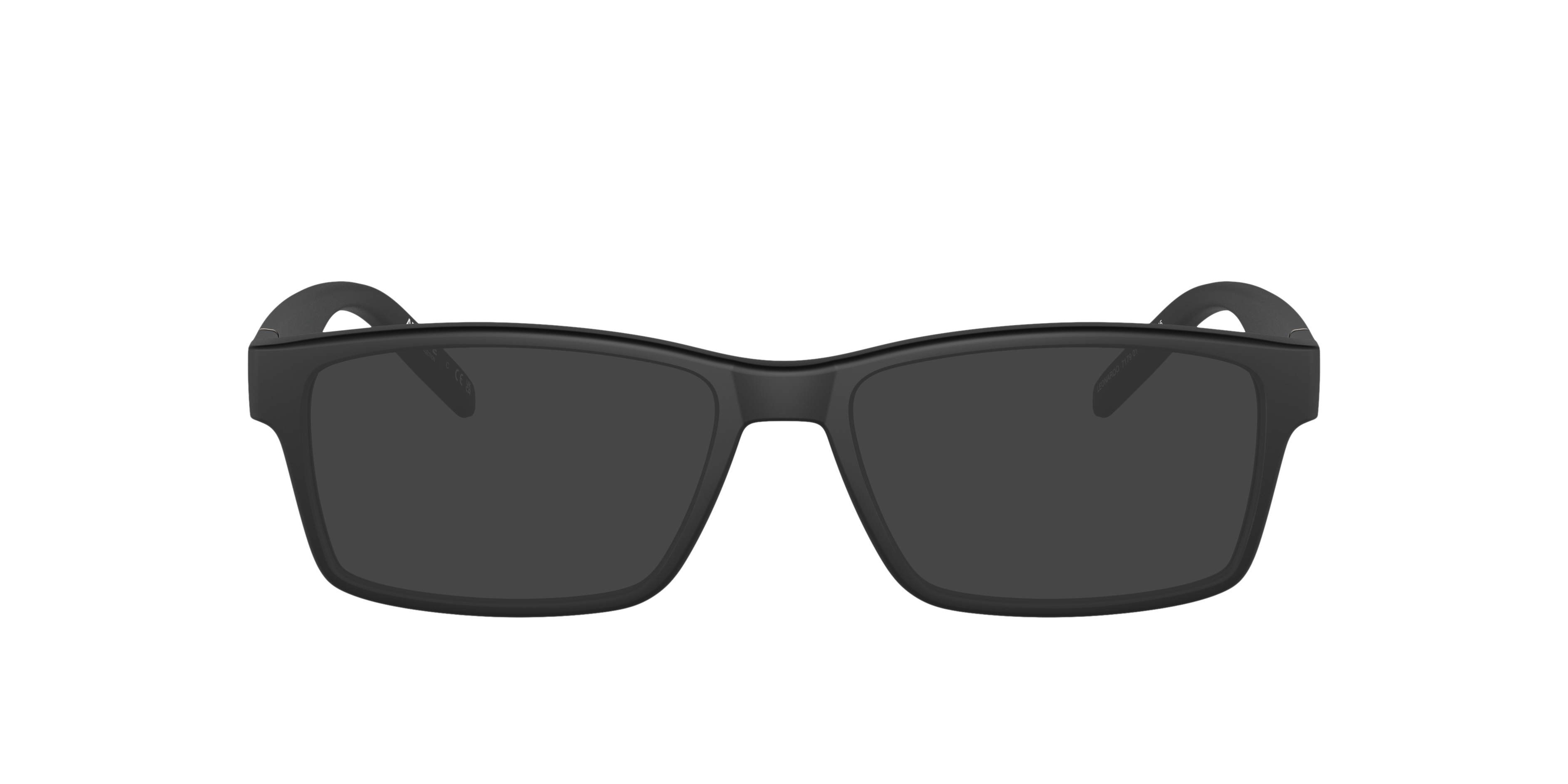 AN7179 Matt Schwarz KunststoffEyeglass Frames von B24, mit getönten Gläsern