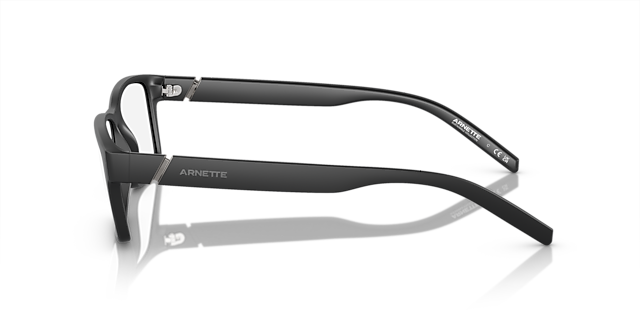 AN7179 Matt Schwarz KunststoffEyeglass Frames von B24, Seitenansicht