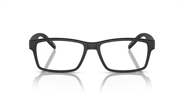 AN7179 Matt Schwarz KunststoffEyeglass Frames von B24, Vorderansicht