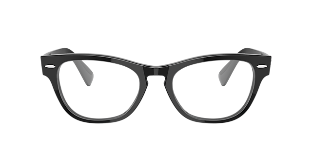 RB2201V Schwarz AcetatEyeglass Frames von B24, Vorderansicht