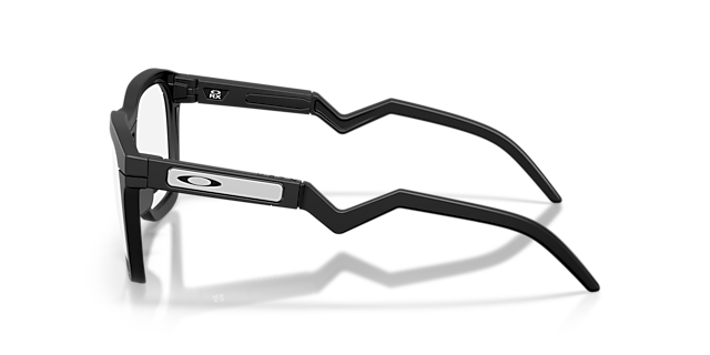 HSTN SQ Schwarz satiniert KunststoffEyeglass Frames von B24, Seitenansicht