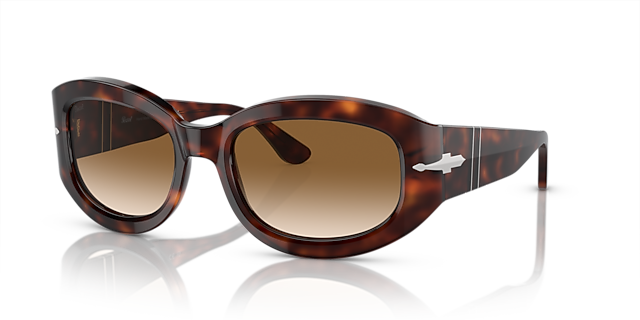 PO3335S Havana AcetatSunglass Frames von B24, Dreiviertelansicht