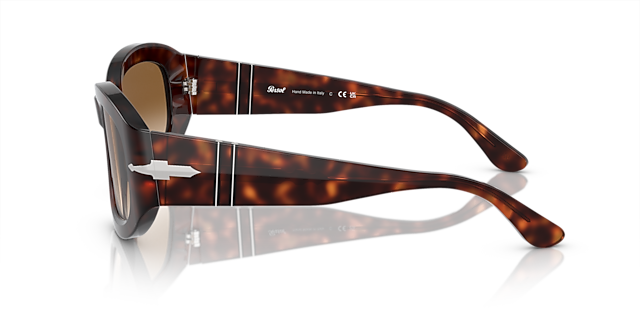 PO3335S Havana AcetatSunglass Frames von B24, Seitenansicht