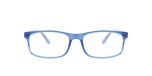 Remy Steel Blue AcetaatEyeglass Frames van B24, Vooraanzicht