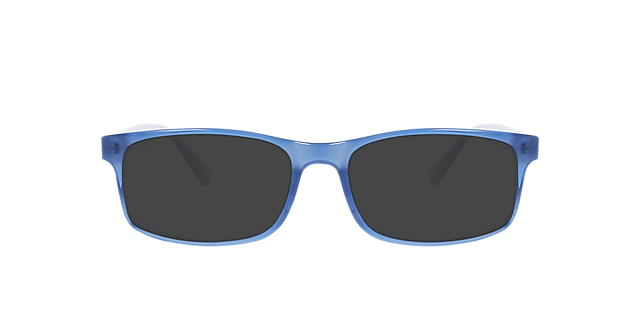 Remy Steel Blue AcetaatEyeglass Frames van B24, met getinte lenzen