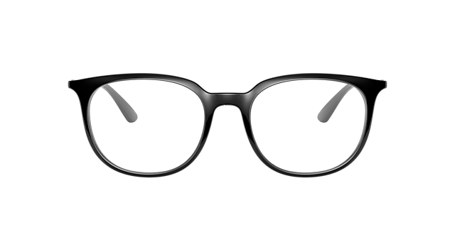 RB7190 Zwart KunststofEyeglass Frames van B24, Vooraanzicht