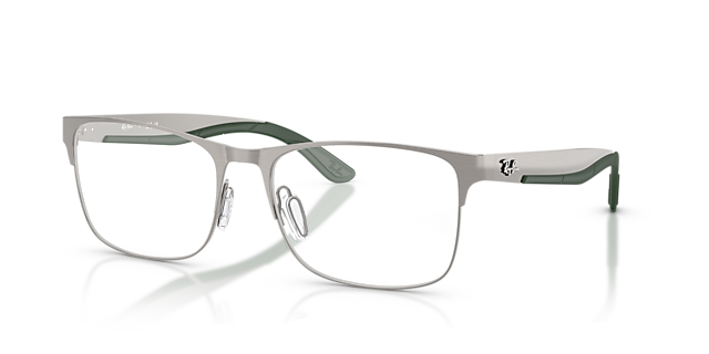 RB7550 Gunmetal MetallEyeglass Frames von B24, Dreiviertelansicht