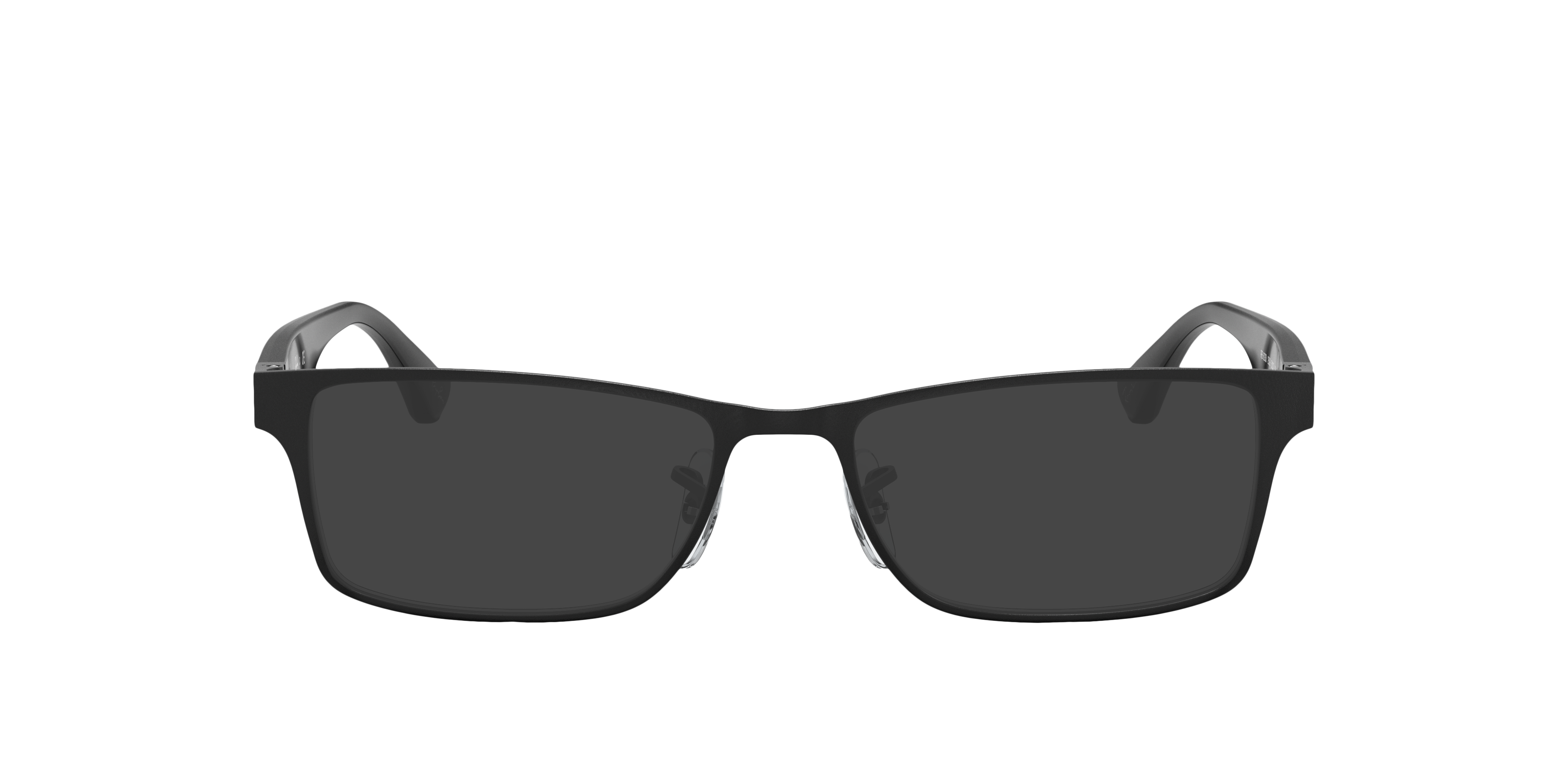 RB6238 Schwarz MetallEyeglass Frames von B24, mit getönten Gläsern