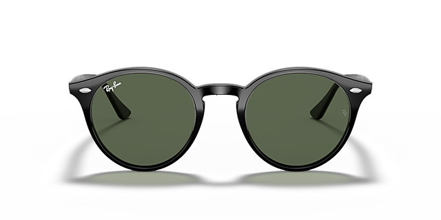 RB2180 Zwart KunststofSunglass Frames van B24, Vooraanzicht