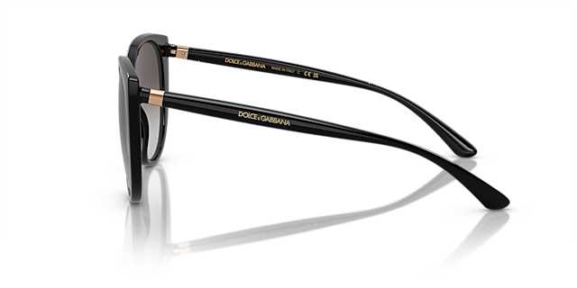 DG6119 Zwart KunststofSunglass Frames van B24, Zijaanzicht
