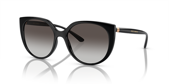 DG6119 Zwart KunststofSunglass Frames van B24, Hoekweergave