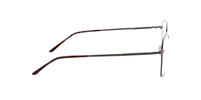 Steve Mat gunmetal  &  Havana MetaalEyeglass Frames van B24, Zijaanzicht