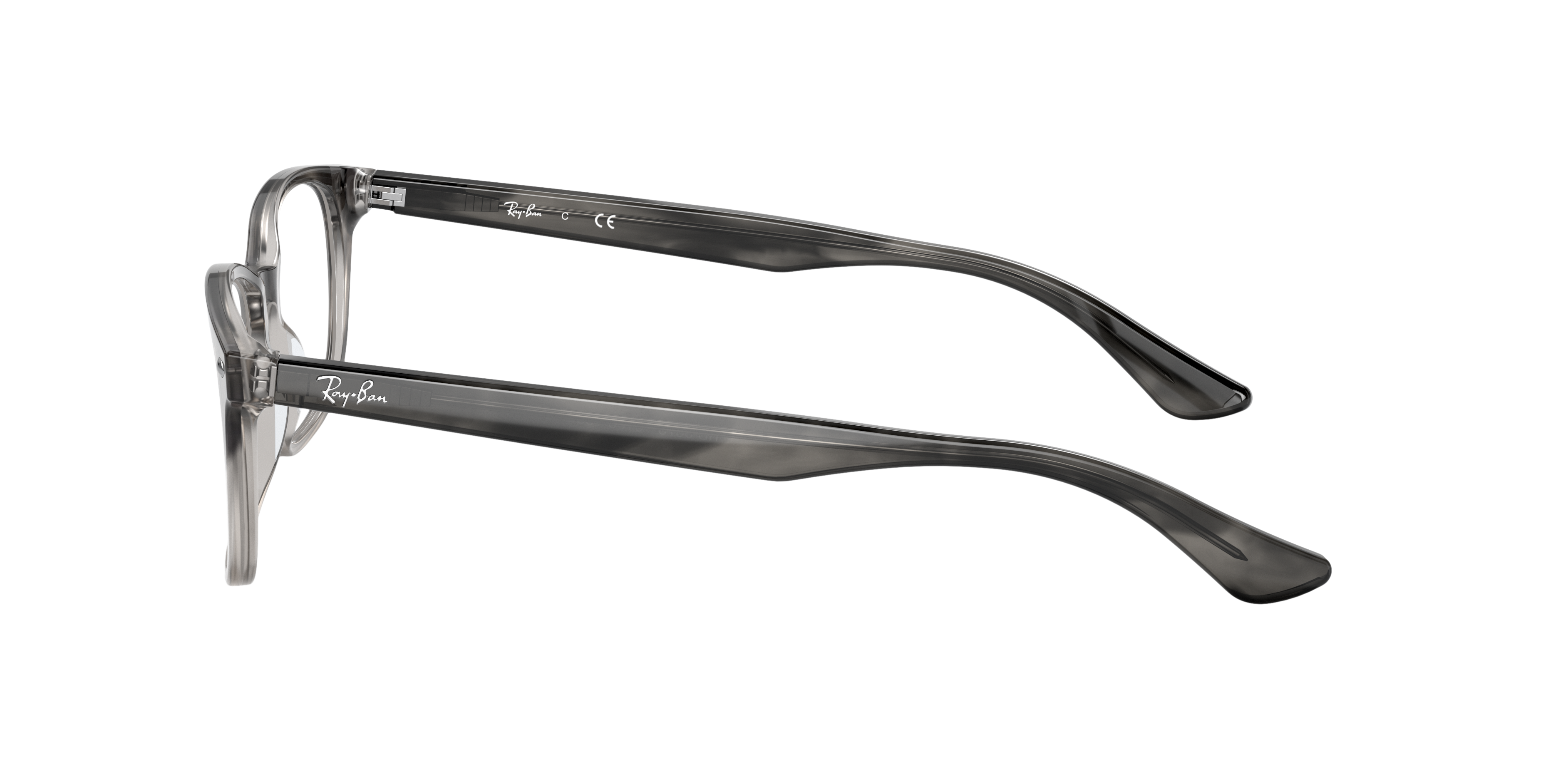 RB5375 Havana Grau AcetatEyeglass Frames von B24, Seitenansicht