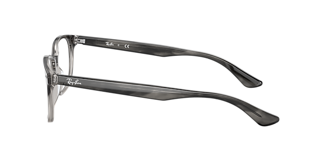 RB5375 Grijs Havana AcetaatEyeglass Frames van B24, Zijaanzicht