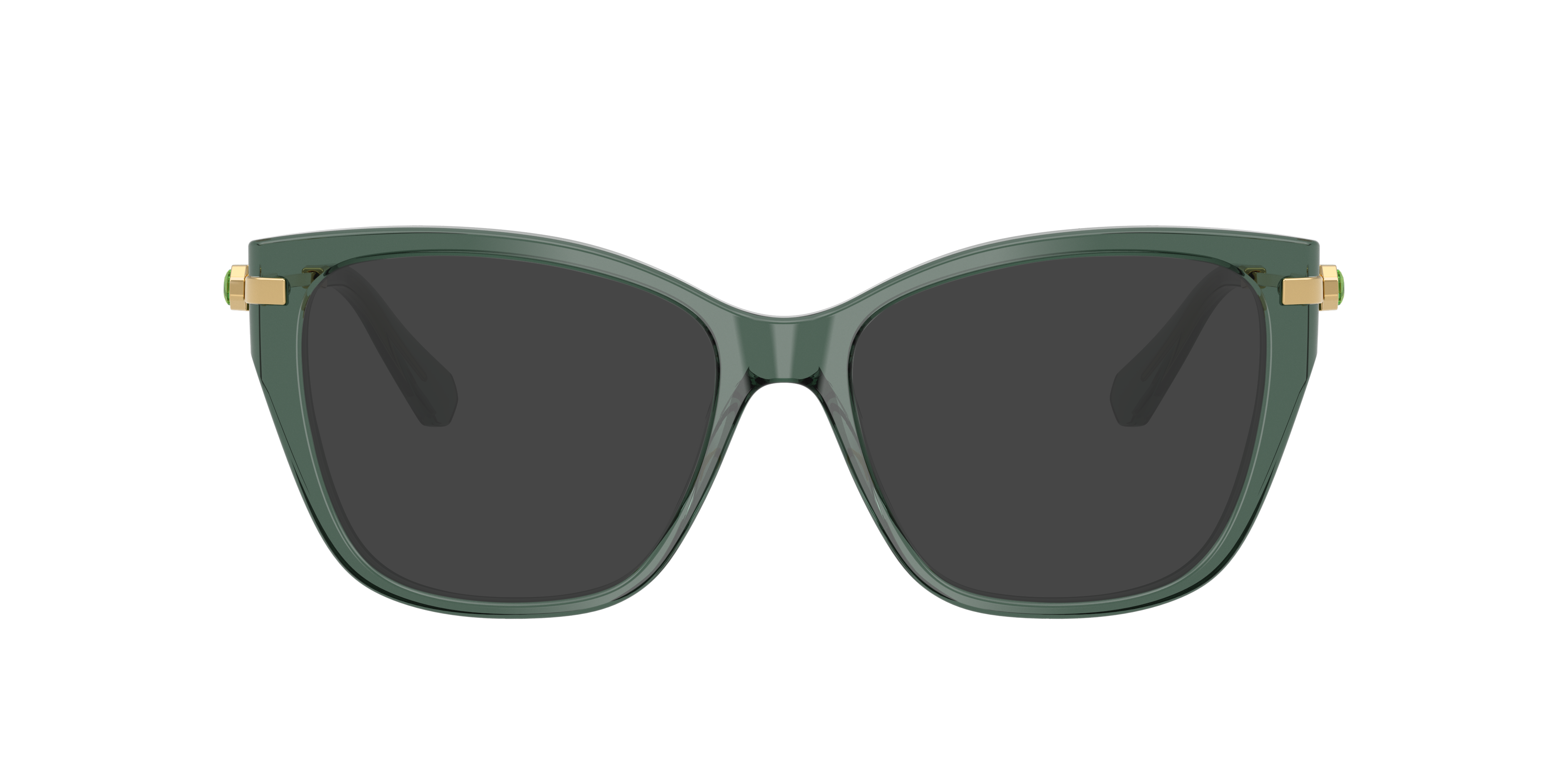 SK2060 Transparent Light Green AcetatEyeglass Frames von B24, mit getönten Gläsern