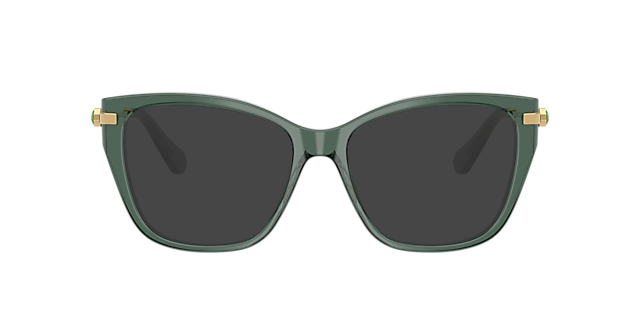 SK2060 Transparent Light Green AcetatEyeglass Frames von B24, mit getönten Gläsern