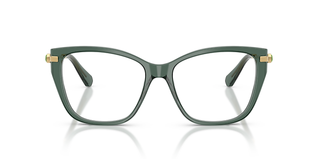 SK2060 Transparent Light Green AcetatEyeglass Frames von B24, Vorderansicht