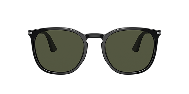 PO3316S Zwart AcetaatSunglass Frames van B24, met getinte lenzen