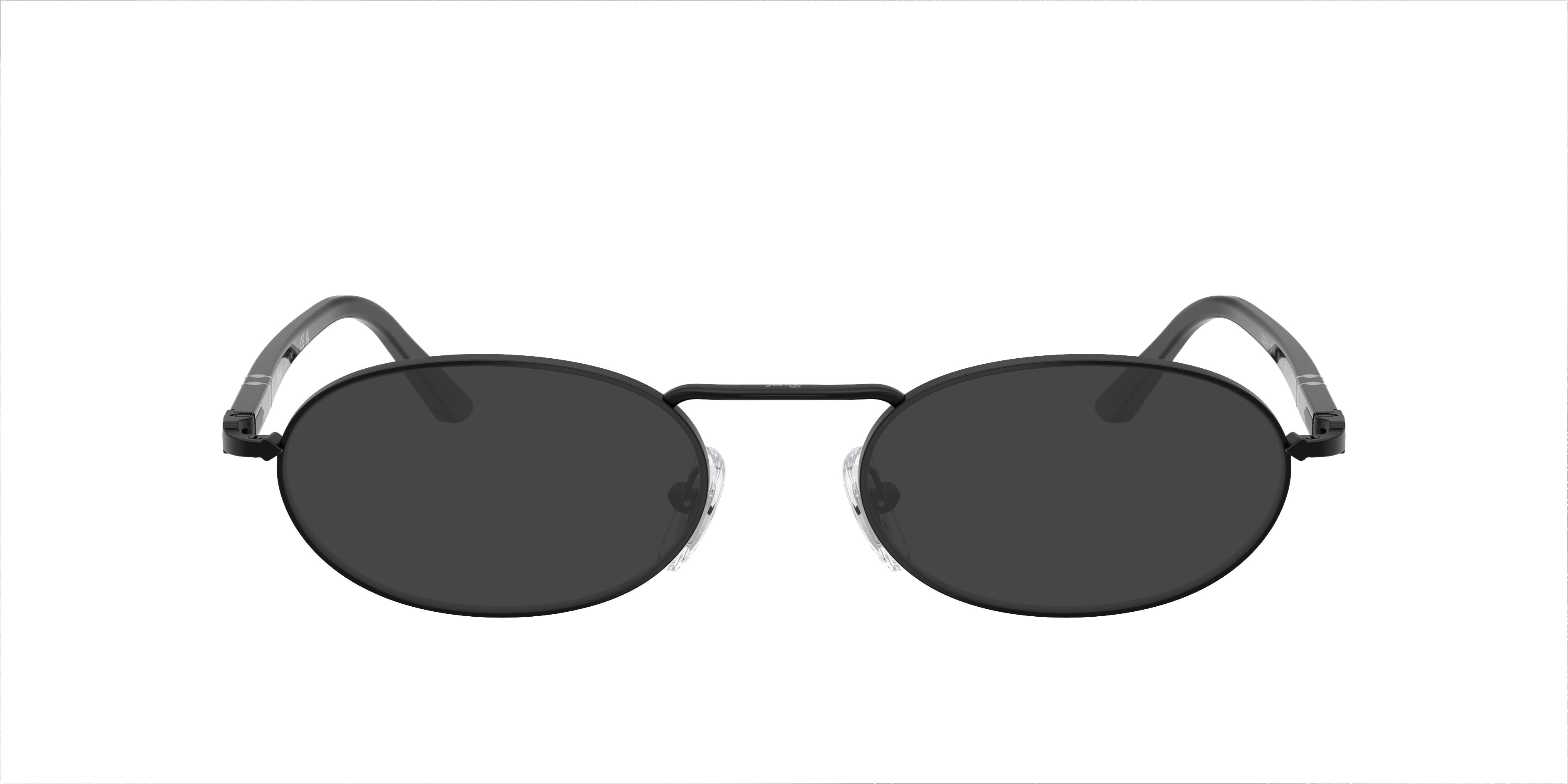 PO1023V Zwart MetaalEyeglass Frames van B24, met getinte lenzen