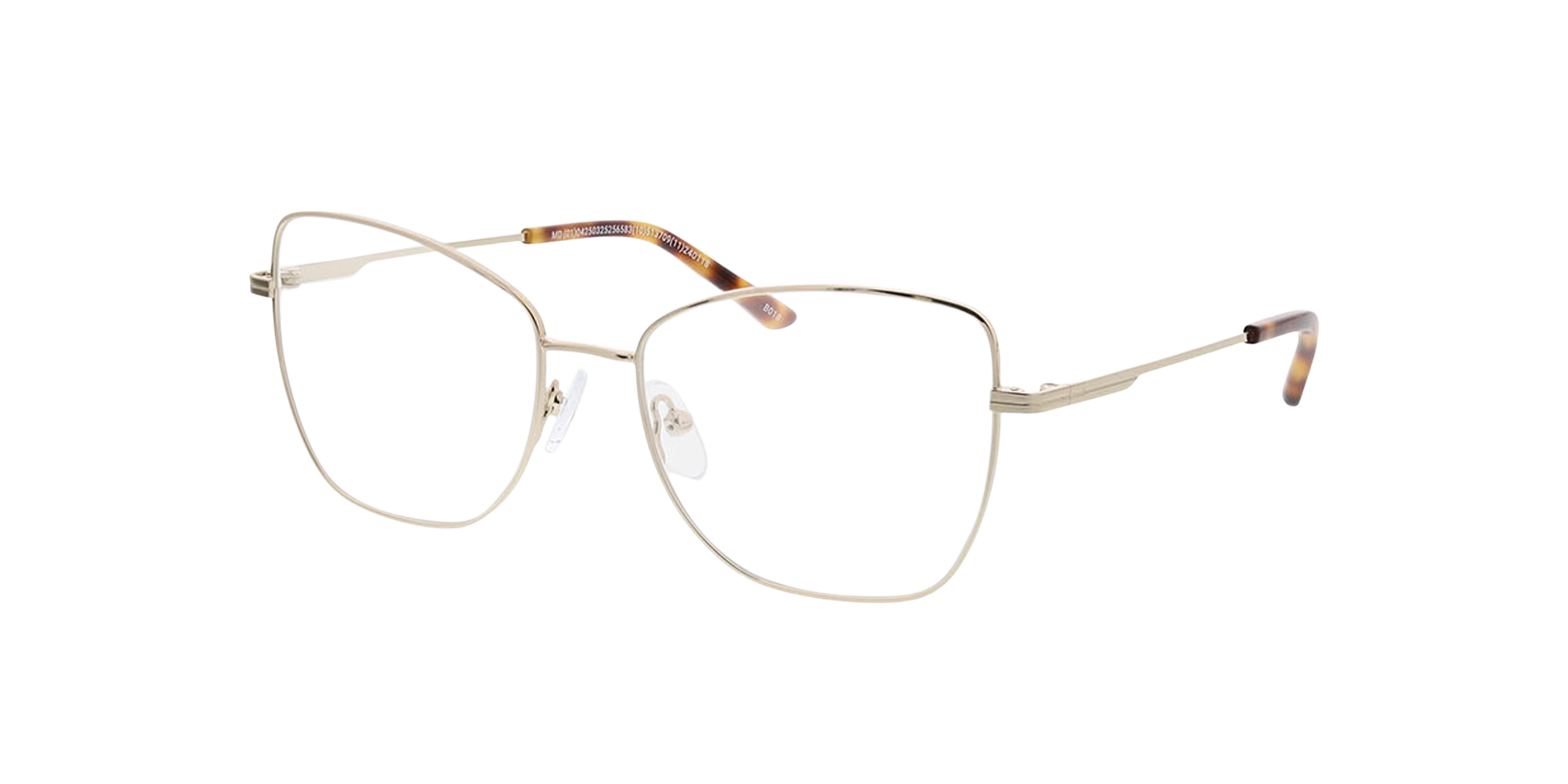 KATE Gold  &  Havana MetallEyeglass Frames von B24, Dreiviertelansicht