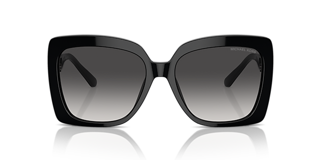 MK2213 Zwart AcetaatSunglass Frames van B24, Vooraanzicht