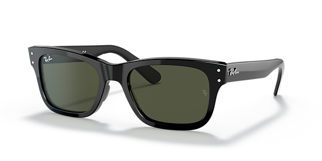RB2283 Schwarz AcetatSunglass Frames von B24, Dreiviertelansicht