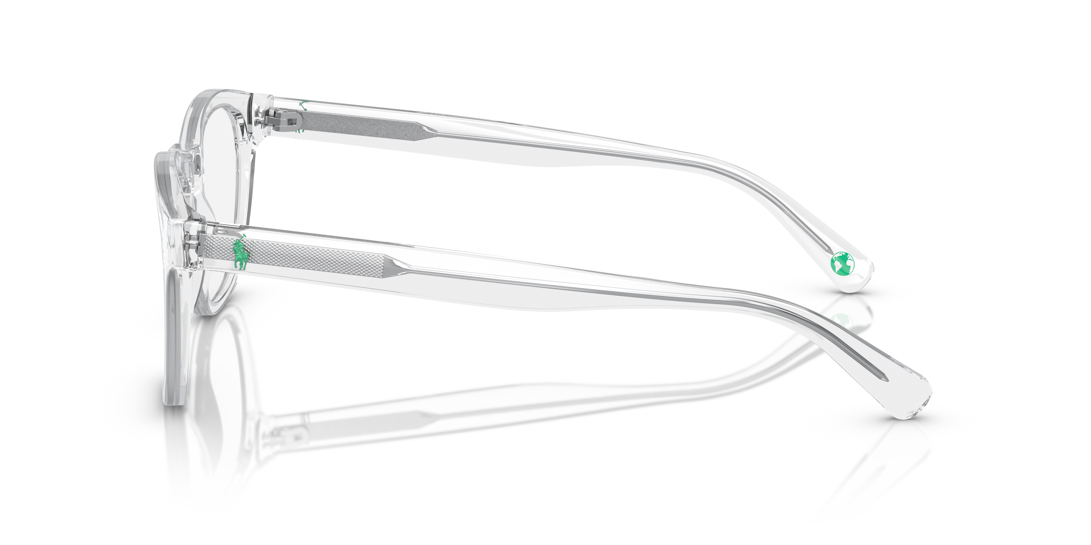 PH2258 Glanzend Kristal AcetaatEyeglass Frames van B24, Zijaanzicht